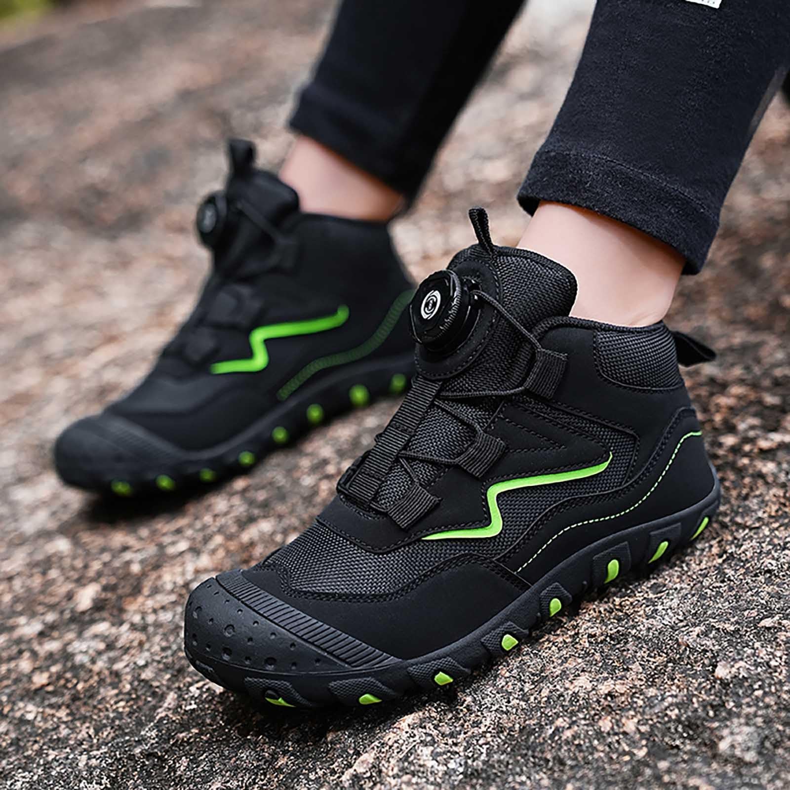 Stivali Autunnali e Invernali per Bambini Stivali da Equitazione per Ragazzi e Ragazze Design alla Moda Scarpe Traspirante Morbido Casual Bambini Moda Calzature da Escursionismo