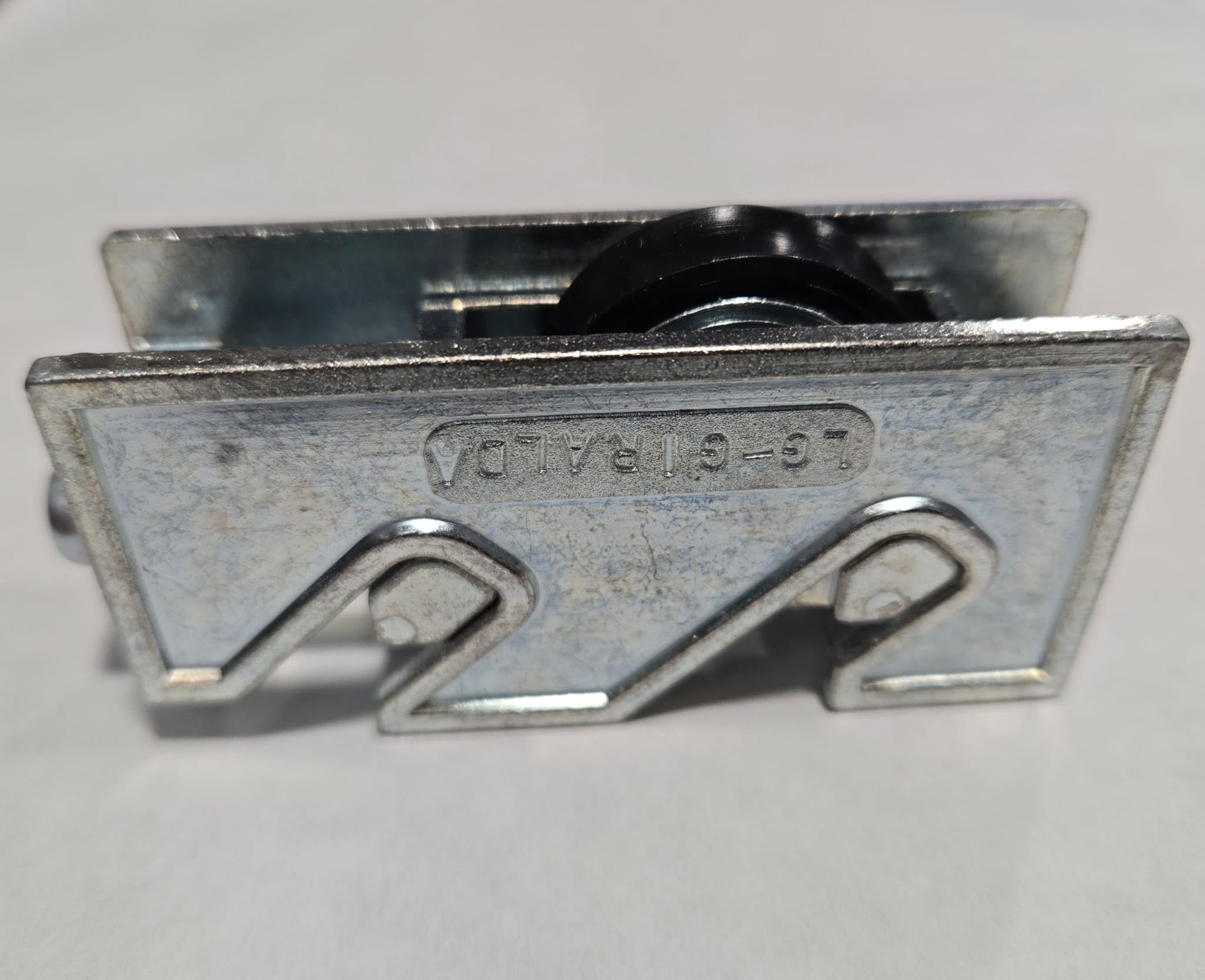 10 RUEDA PARA VENTANA O PUERTA CORREDERA MODELO GIRALDA LG base metalica ancho 19,5 mm, alto 34,5 mm