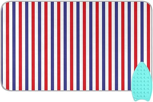 Miniatura 43 de Alfombrilla de planchar y almohadilla magnética resistente al calor, manta de planchado portátil de viaje, fundas para tabla de planchar de 27.6 x