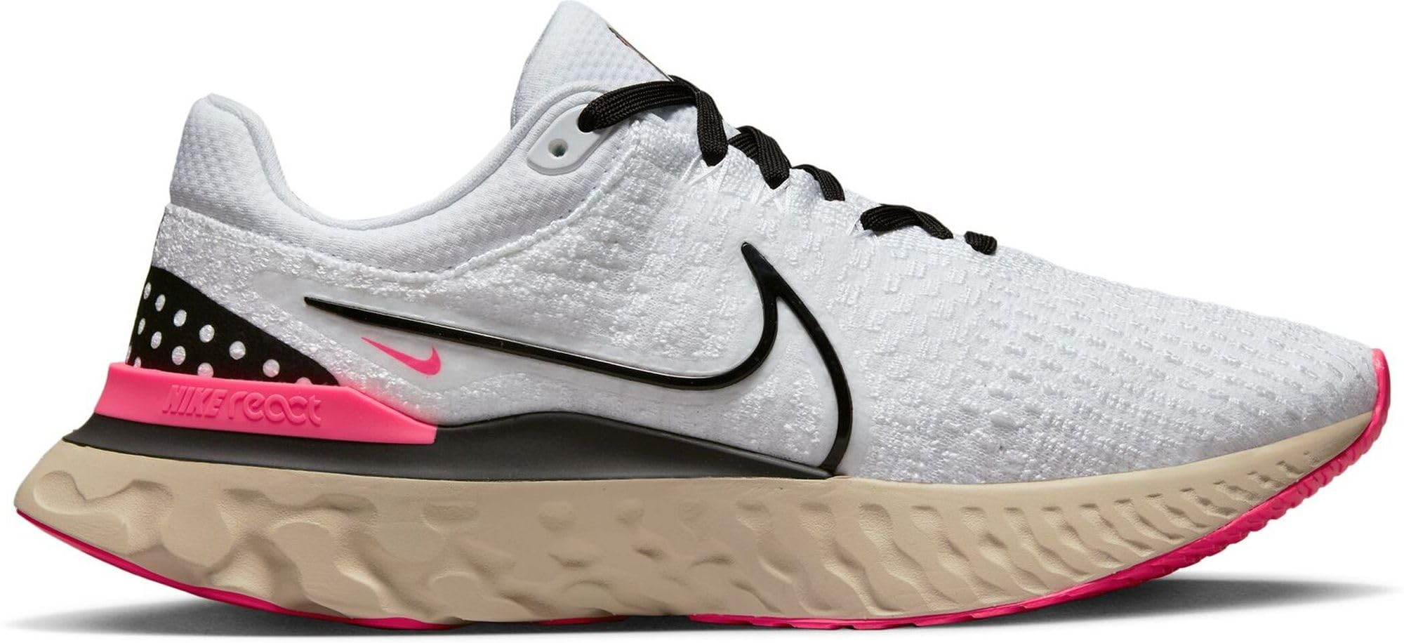 Nike Men's Low-Top Sneakers 44.5 EU White Pearl White Hyper Pink Black