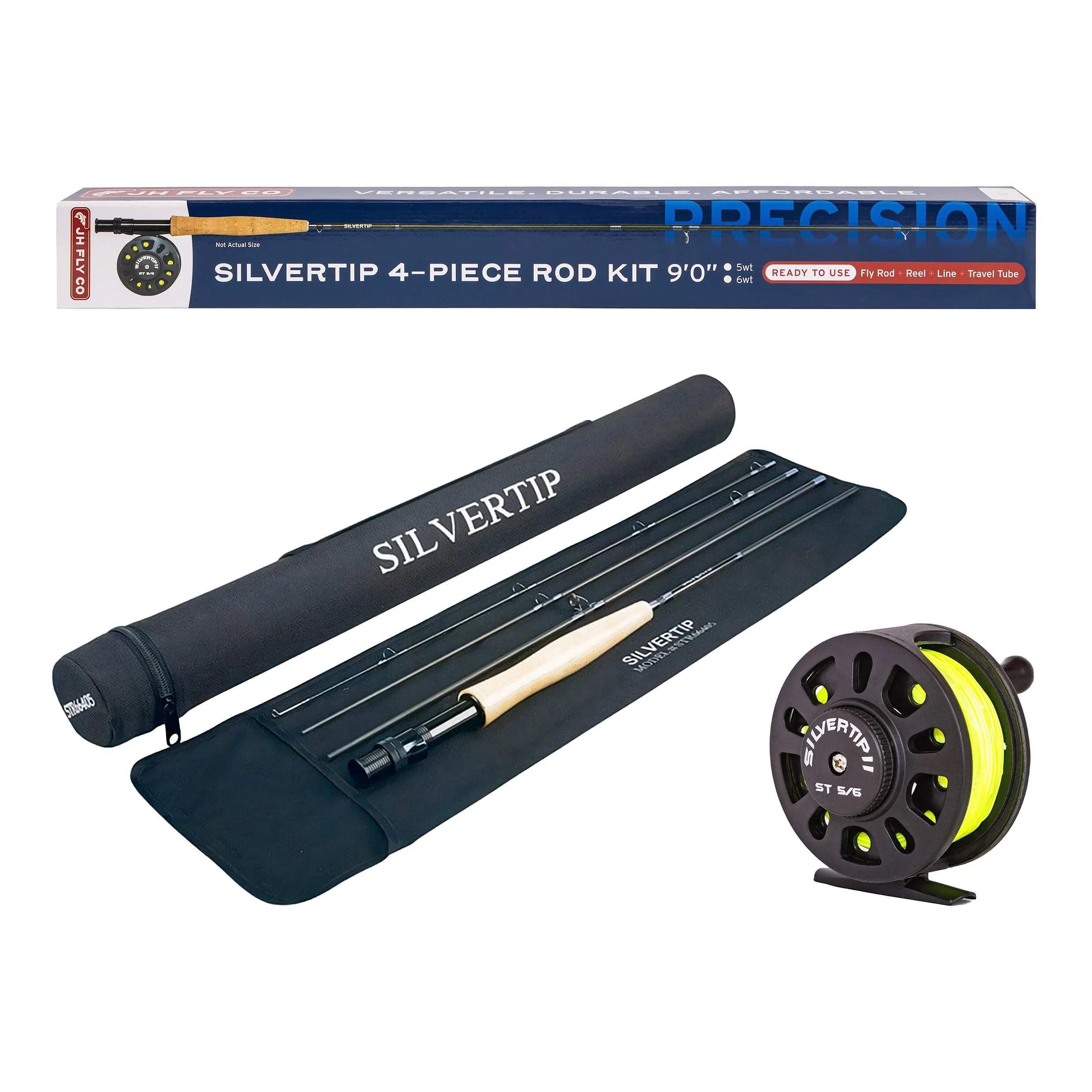 backpacking fly fishing rod and reel 4wt Packlight FastGlass & Backcountry Fly Combo Complete fly fishing kit with 70 4WT Yellowstone II rod Redington Grande Reel and Crux