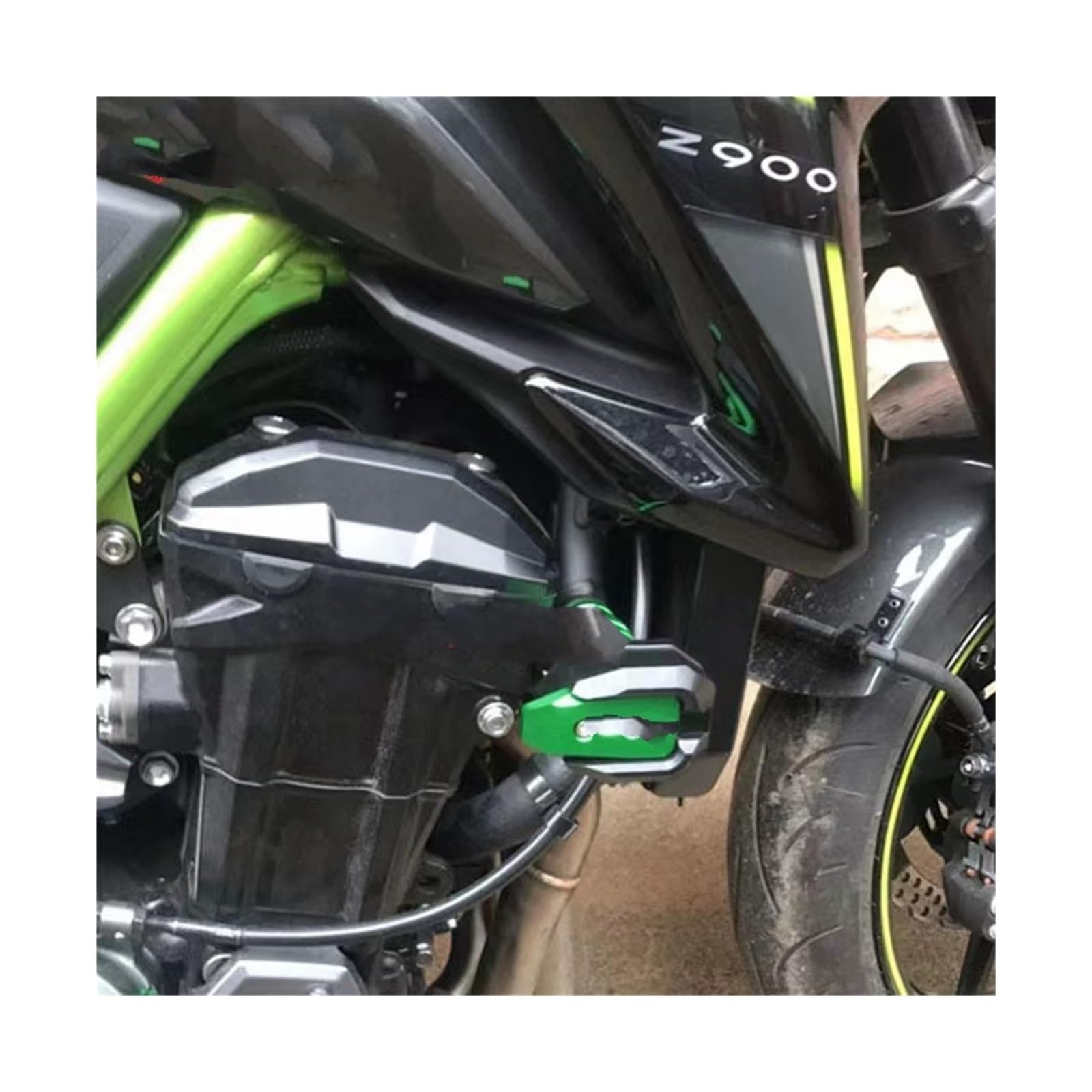 Moto protección anticolisión para ホンダ用 CBR500R CBR500 R CBR 500 R 2017-2020 Marco de protección contra caídas de motocicleta Protector de carenado deslizante Protector de almohadilla antichoque(NEGRO)