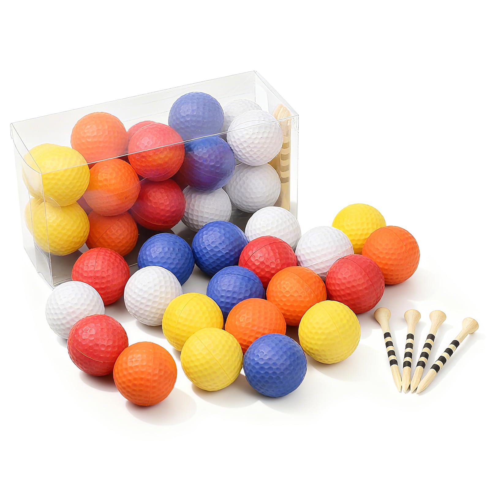 Reyshin 20Pcs Practice Foam Golf Balls, 42mm Training Balls