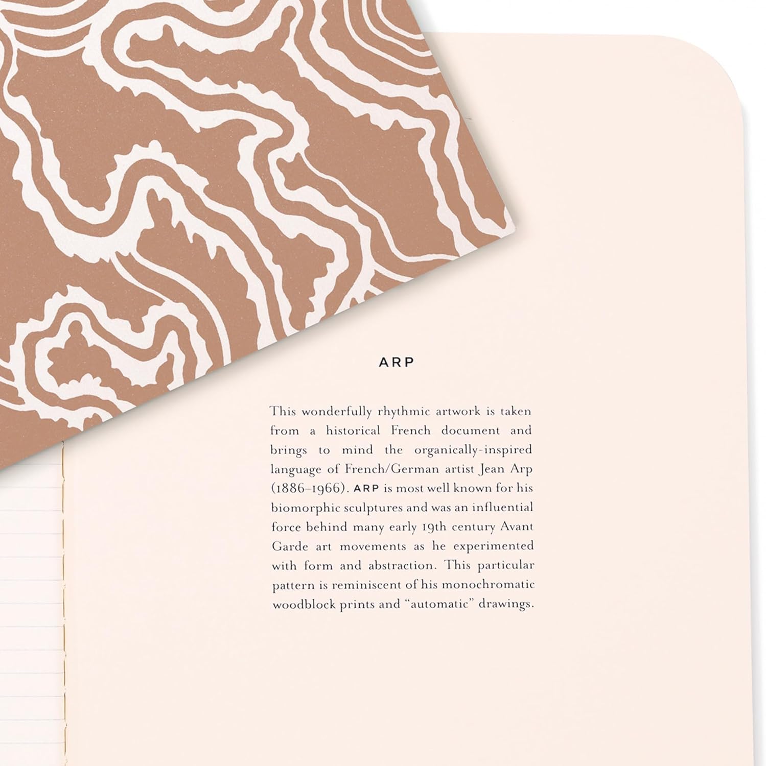 AMÉLIN ARCHIVE Set of 2 Composition Notebooks 9.75" x 7.6" with 100 Lined Pages (Chimie Des Fleurs/Arp)