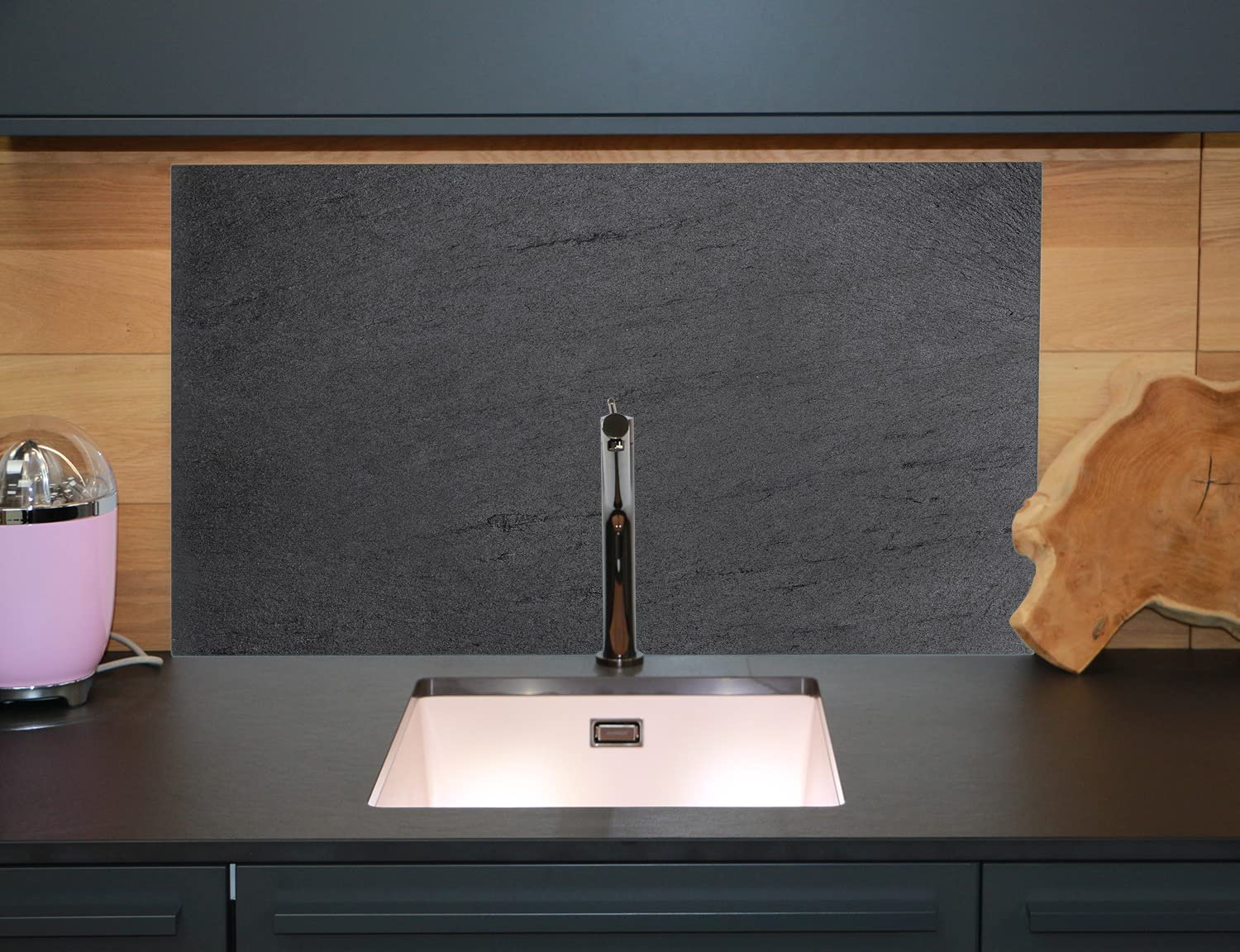 Wallario Herdabdeckplatte Aus Glas - Bunte Cocktails Design 90x52cm