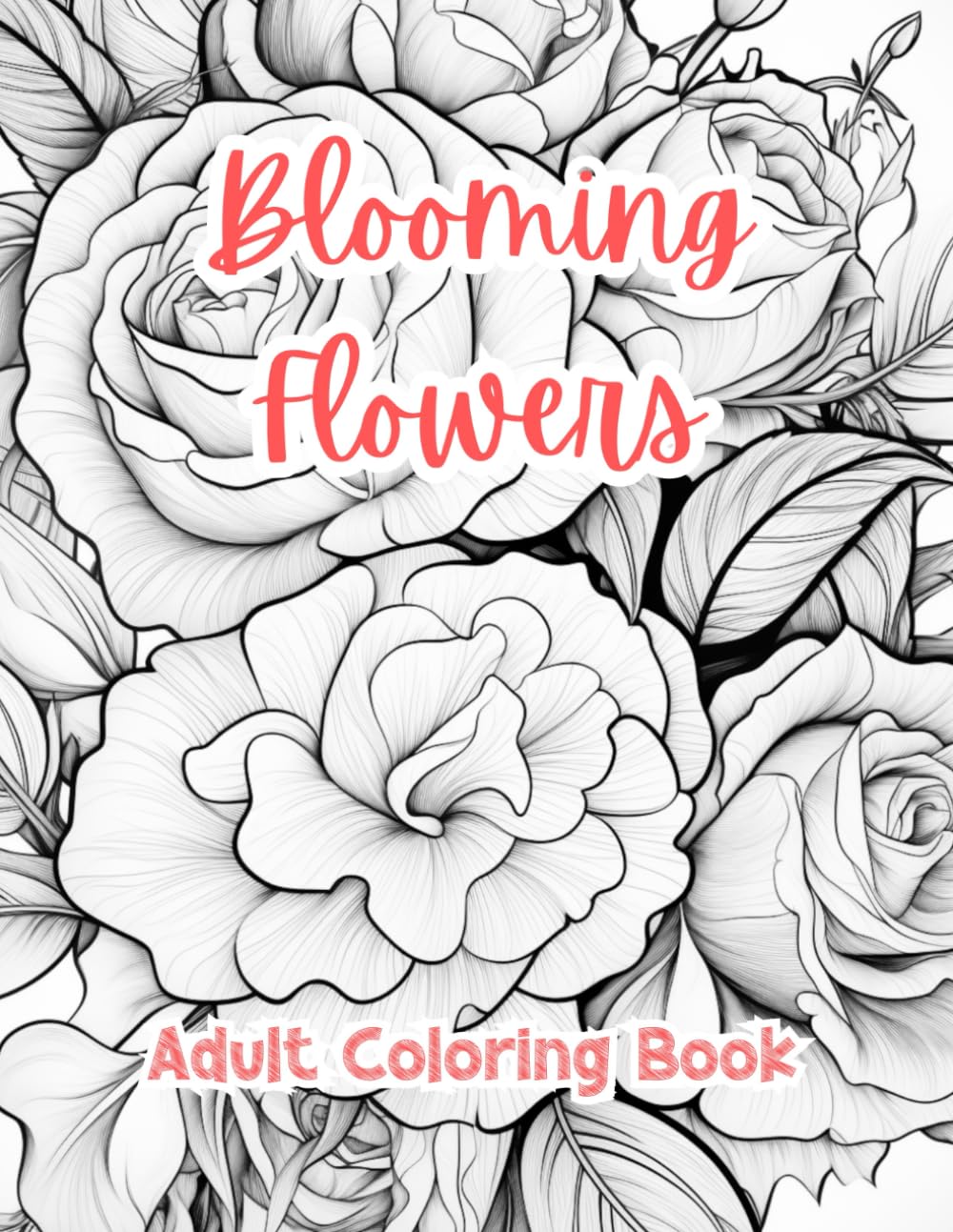 Blooming Flowers Adult Coloring Book Adult Coloring Pages Printable Stress Relief Anxiety Relief Gift Color Book Coloring Sheets Coloration By TaylorStonelyArt: Volume I (Artful Designs for Healing)
