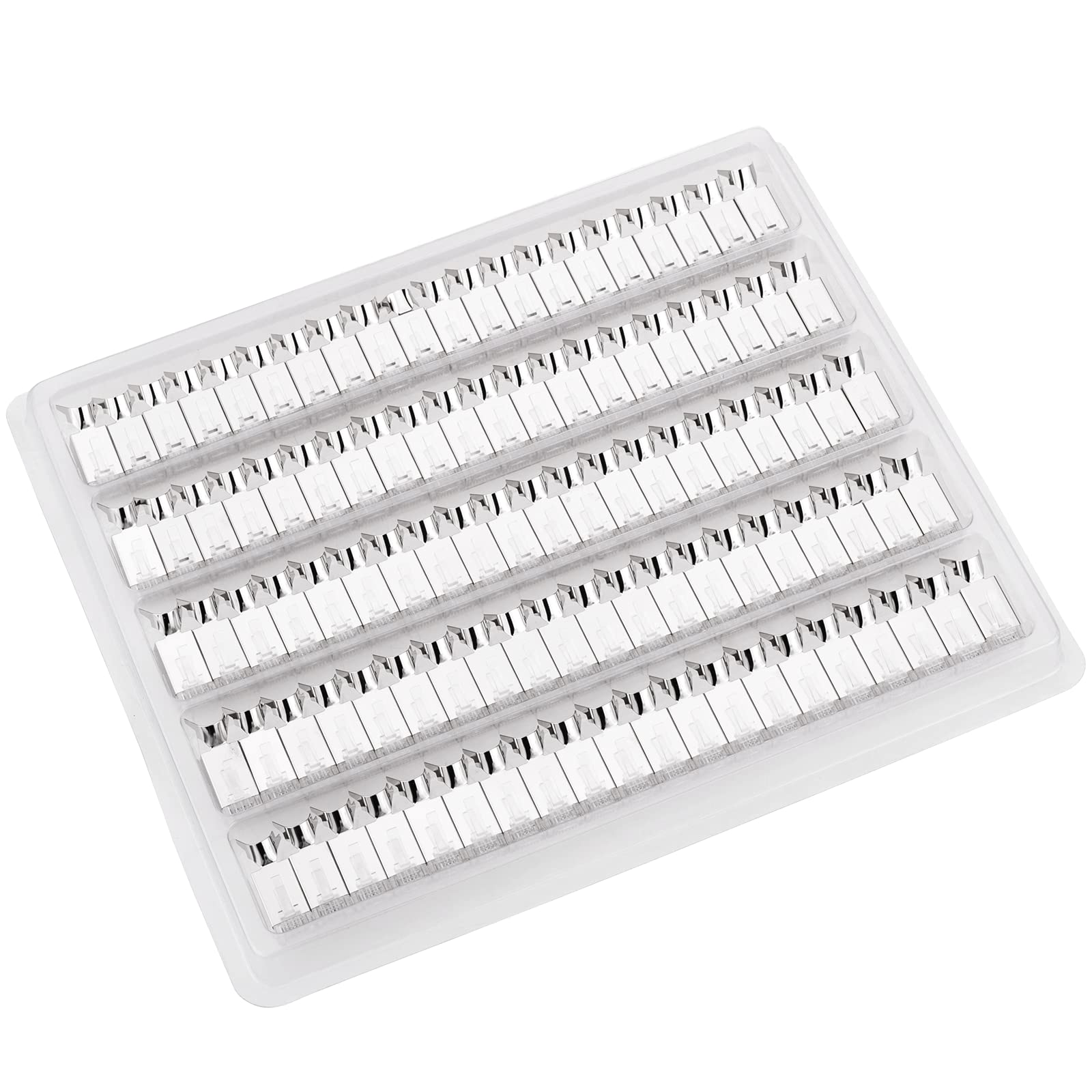 BeMatik - Connettore FTP Cat.6A RJ45 maschio per crimpare confezione da 100 pezzi