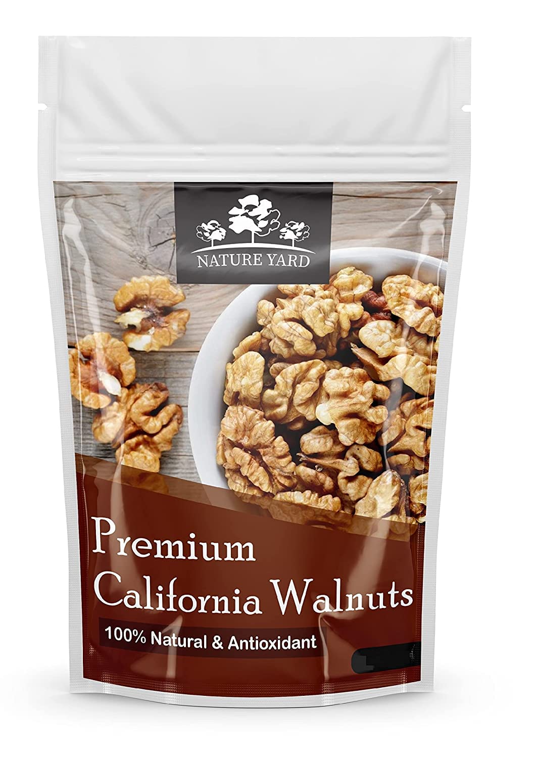 NATURE YARD Premium Walnut Kernals Without Shell - 500gm - Akhrot giri dry fruit - 100% Natural and antioxidants