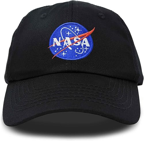 DALIX Gorra de béisbol de la NASA Meatball Insignia Worm Logo para niños y niñas