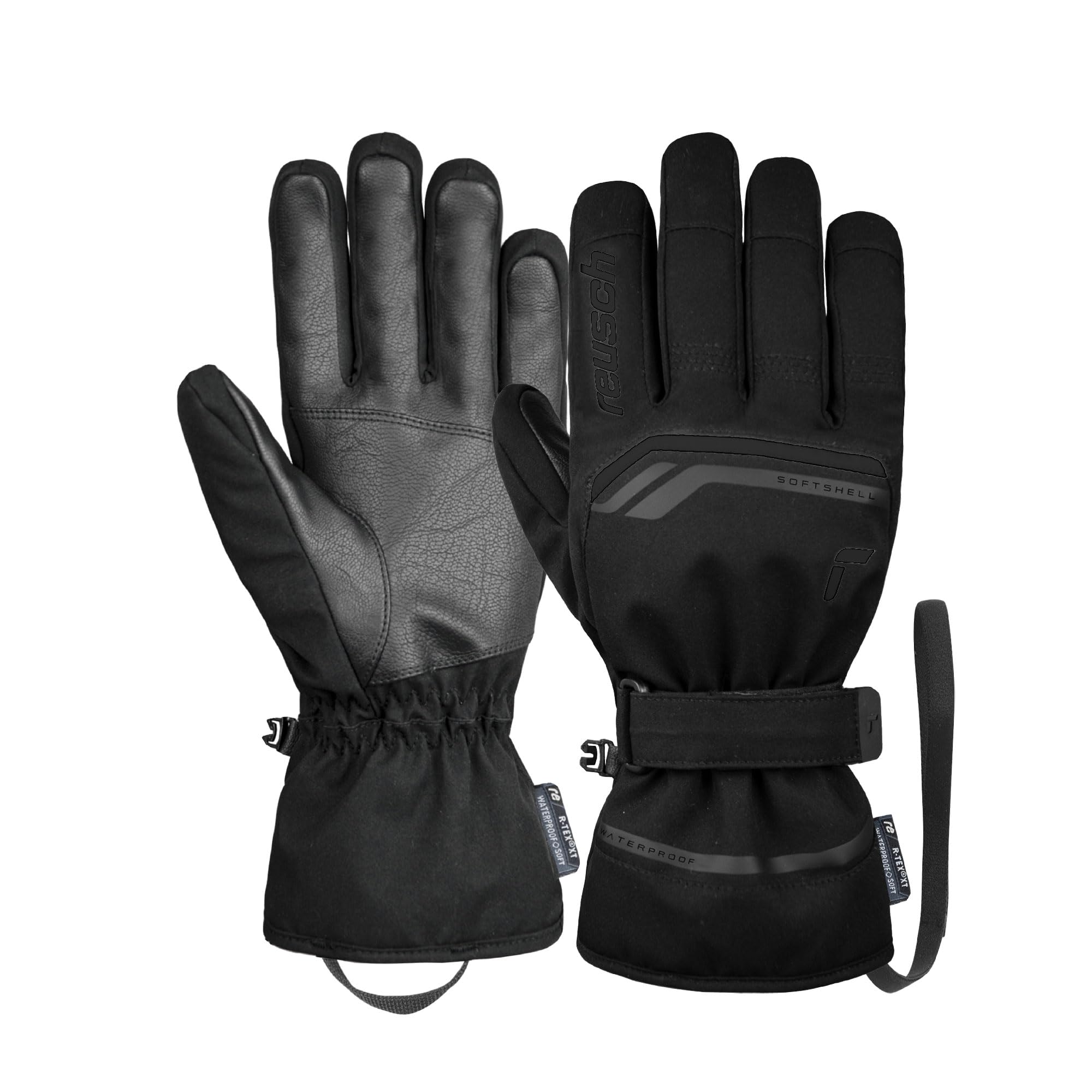Reusch Men's Primus R-tex Xt Waterproof Membrane, Comfortable Warm Ski Gloves, Softshell Gloves, Snow Gloves, Winter Gloves