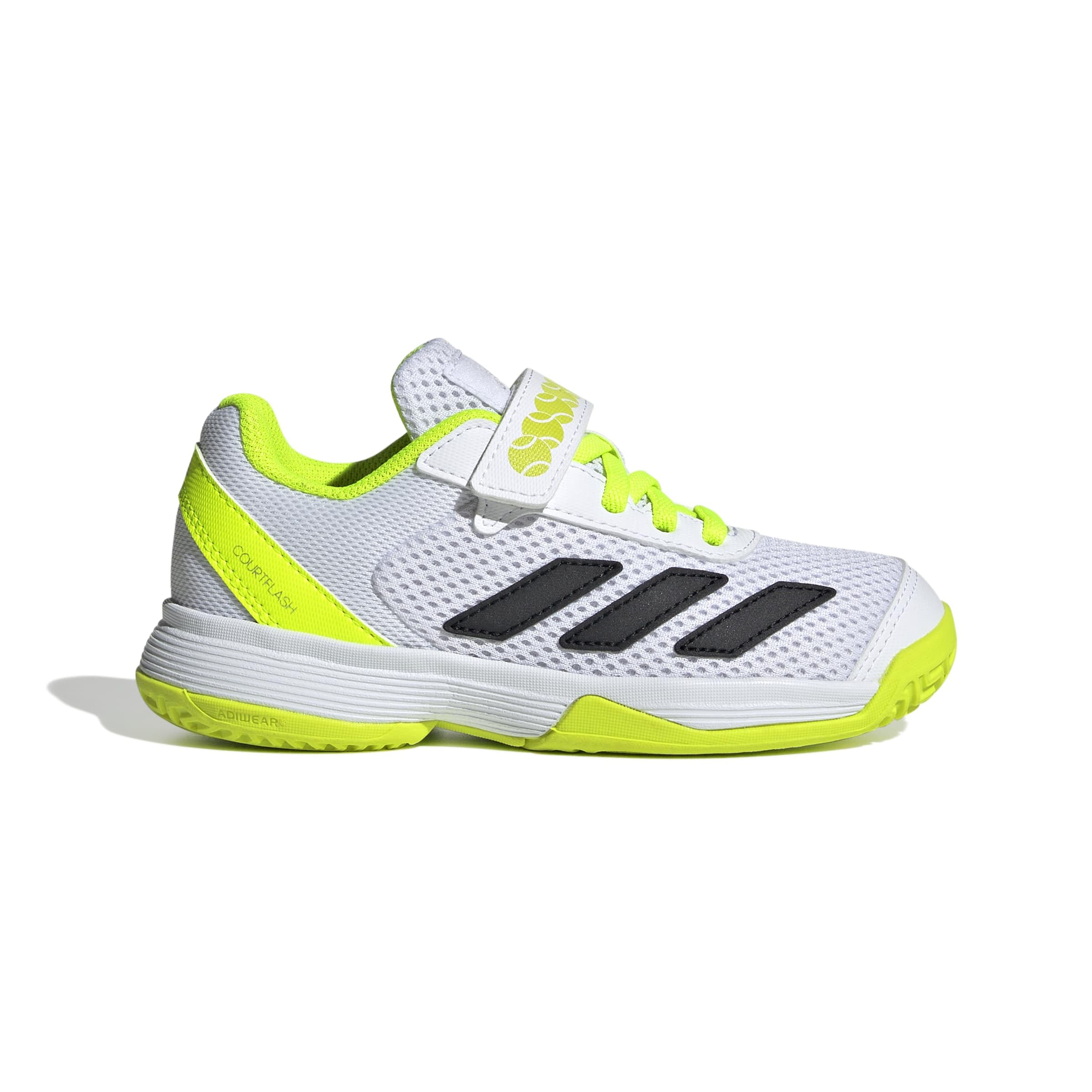 adidas Unisex Kids Courtflash Hook-and-Loop Tennis Shoe