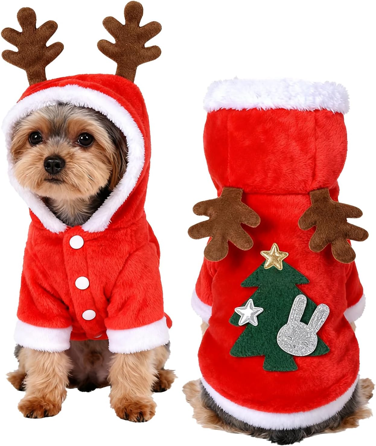 Disfraz Navideño de Árbol para Perro, Suéter de Invierno