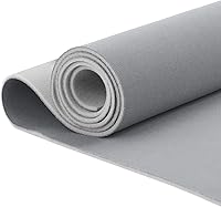 Kefly Gray Mesh Headliner Fabric 96x60 Inch Foam Backed - Flame Retardant Roof Liner for Cars, SUVs, RVs, Boats & Home Repairs