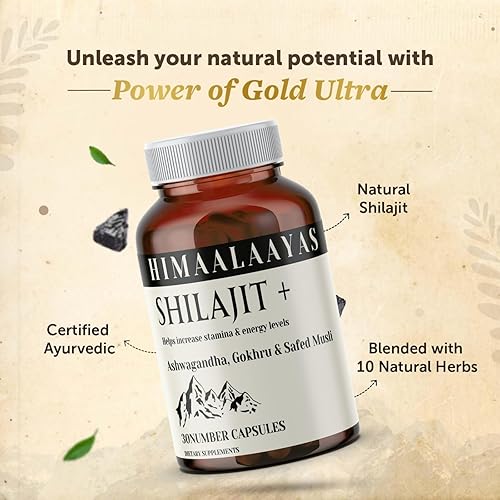 Miniatura 2 de HIMAALAAYAS Shilajit Himalayan Cápsulas hechas con polvo Shilajit puro y orgánico  Ácido fúlvico de fuente natural y más de 85 minerales traza