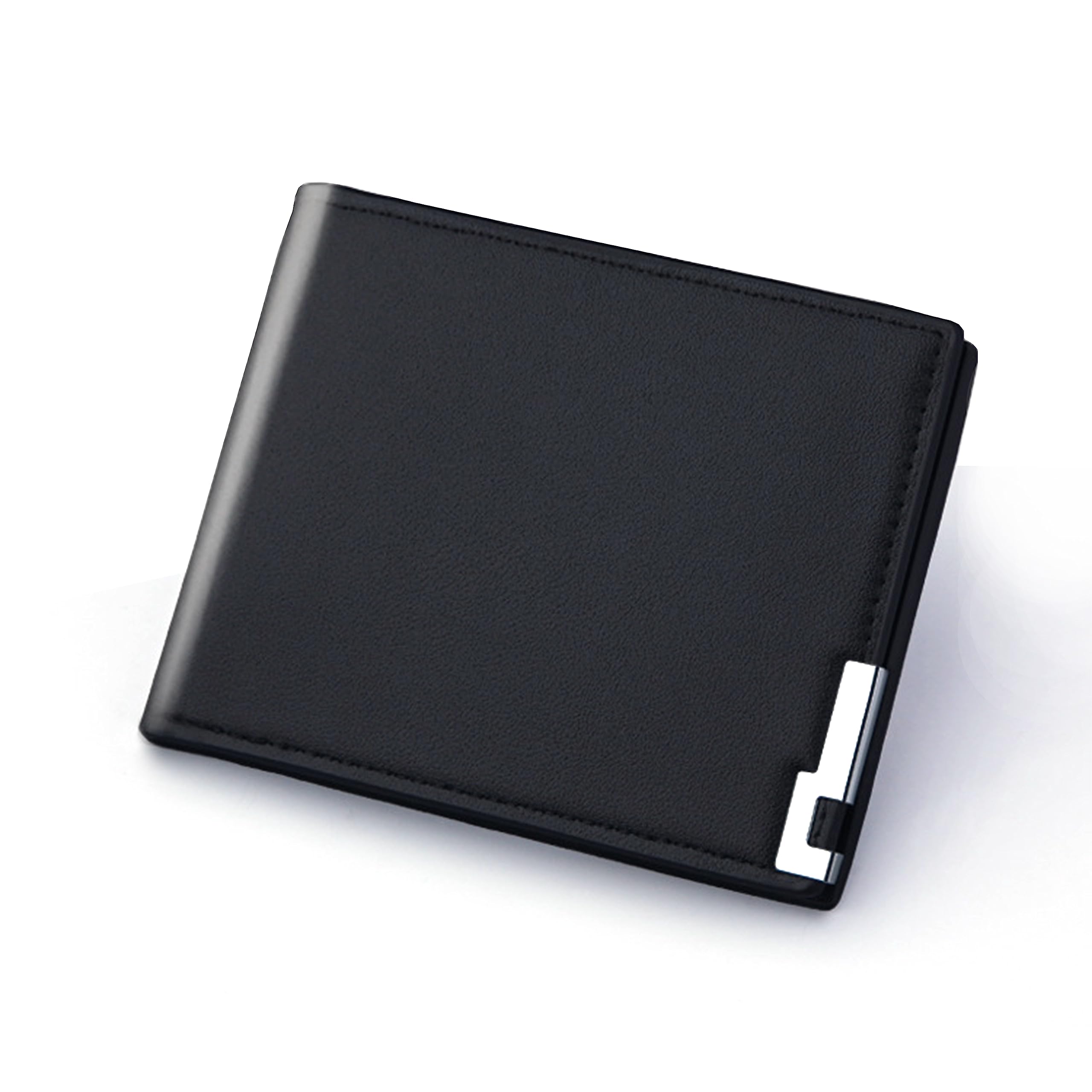 YOUR PRINT SHOPPremium Quality Men's Leather Wallet Superior Functionality for The Modern Gentleman Regular Black Leather Wallets for Men’s (Black)