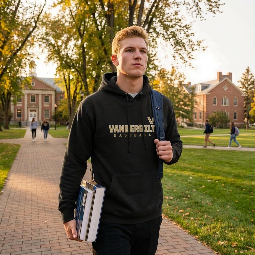 Venley NCAA Officially Licensed Apparel College Team Color Unisex Hoodie Logo icon