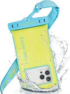 Case-Mate IP68 Waterproof Phone Pouch [Touchscreen Compatible] - Floating Waterproof Mobile Cover w/Crossbody Lanyard [Wor... Price In India