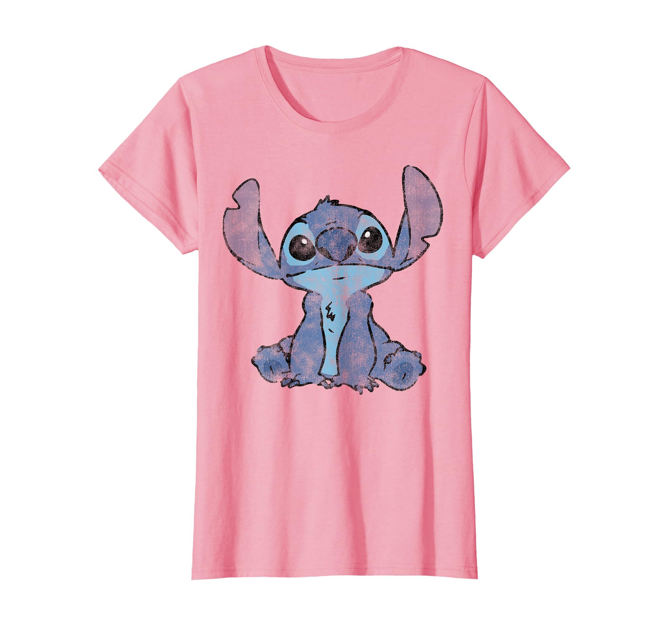 Disney Lilo &amp; Stitch Distressed Stitch Portrait T-Shirt