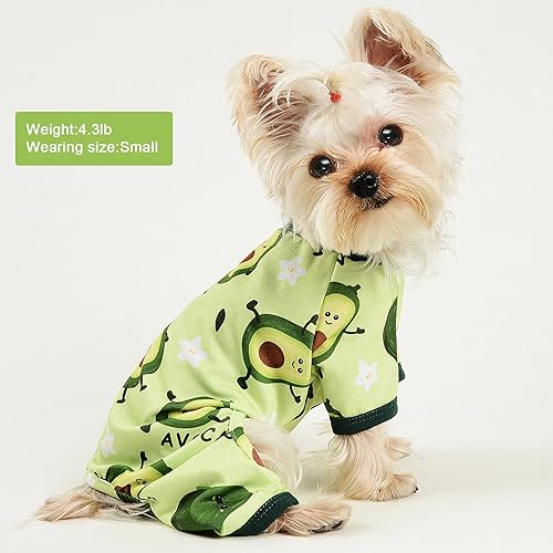 Miniatura 3 de Pijamas para perros pequeños, ropa linda para perros, ropa suave y elástica para perros chihuahua, Yorkie, pijamas de verano para cachorros, tallas