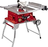 Einhell Scie circulaire sur table TE-CC 250 UF (puissance max. 2 000 W, glissière de découpe, fonction de démarrage progressif, butée parallèle et butée d’angle/transversale, repliable et portable) Basique