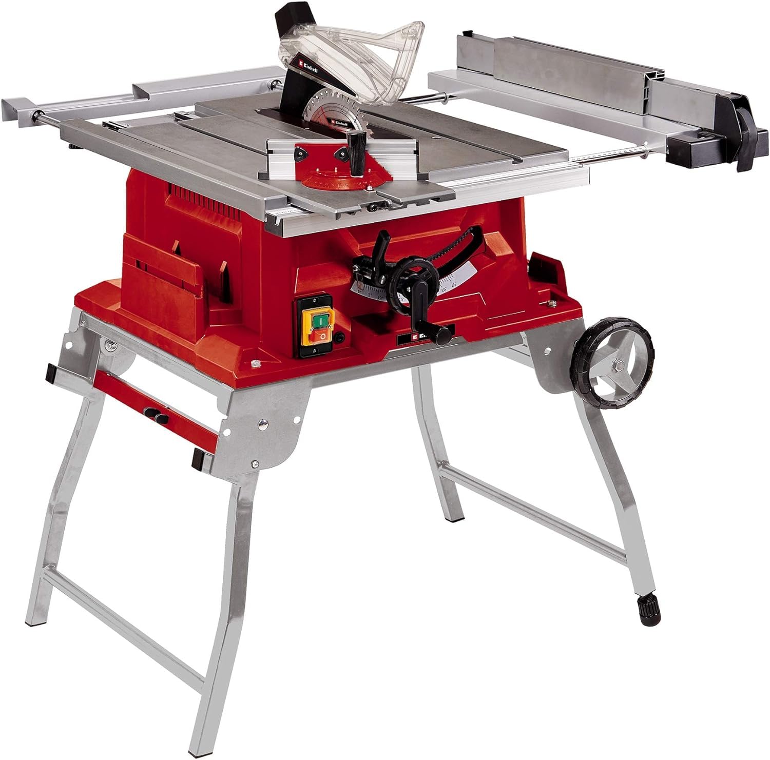 Einhell TE-CC 250 UF Scie Circulaire sur Table 2000 W Glissière de Découpe Démarrage Progressif Repliable