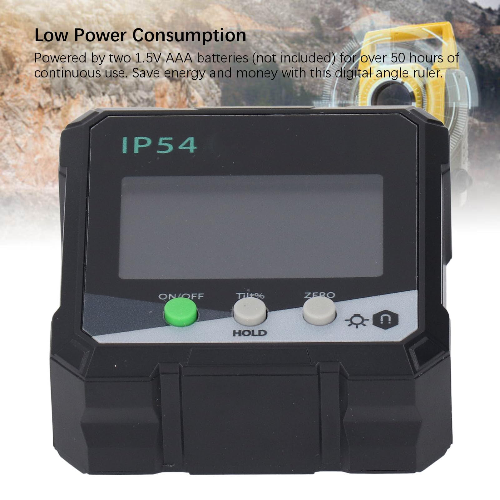 Digital Angle Gauge with LCD Display Dual Axis Inclinometer Level for Woodworking Metalworking & Construction - Image 4