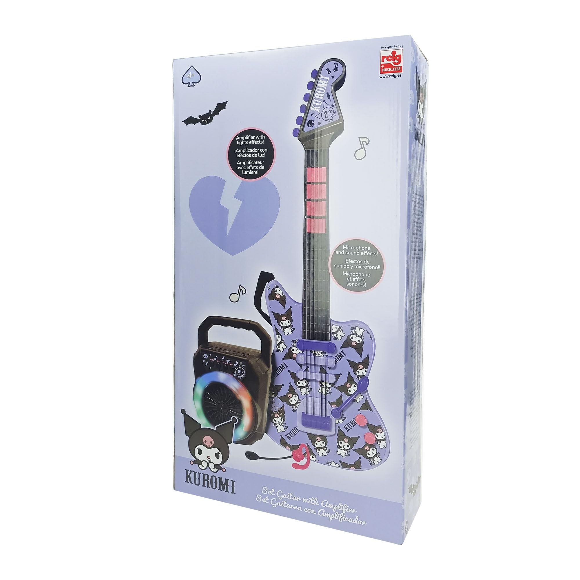 Set Guitarra y Altavoz de Juguete Kuromi (2281) Reig