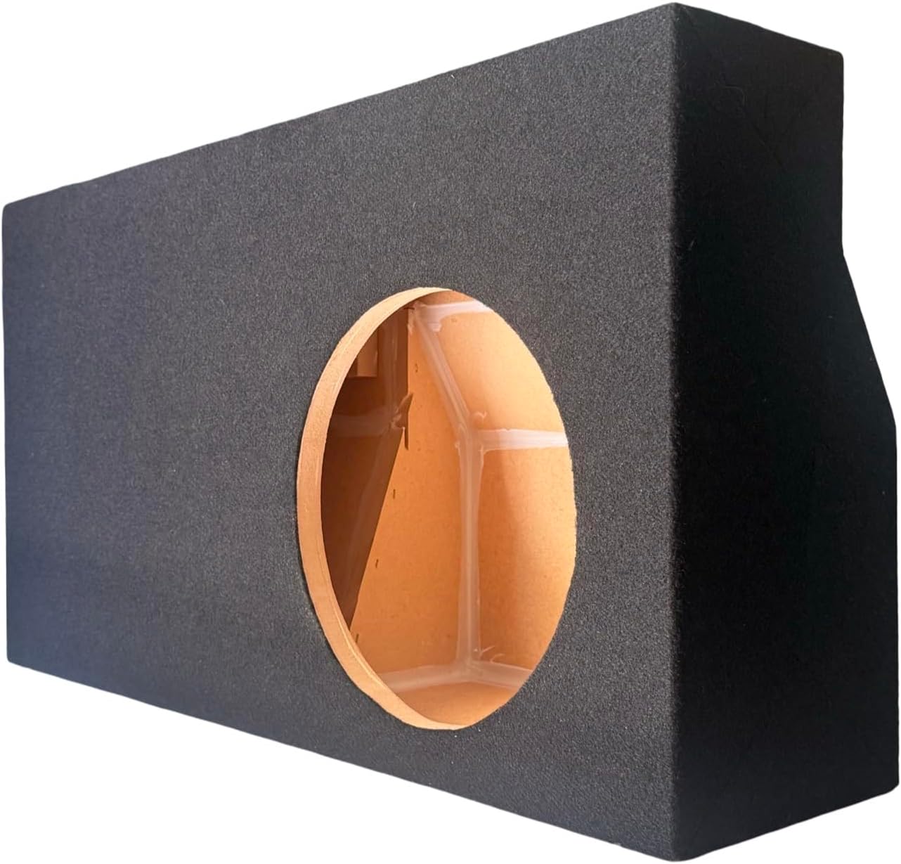 Subwoofer Box Enclosure Compatible with Tundra 2022-2026 Crew Max Single 12” Sealed Subwoofer Enclosure -Black