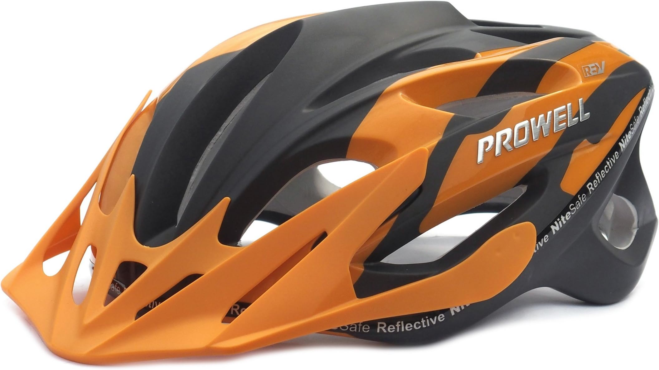 Prowell Vipor F59R Bicycle Helmet, Edge Schwarz/ Orange