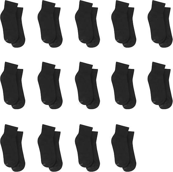 Hanes Women's Crew, Ankle, and No-Show Moisture-Wicking Cushioned Athletic Socks (14 Pack)