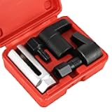 DASBET 5PCS O2 Oxygen Sensor Socket | Automotive O2 Sensor Socket Offset Wrench Remover Tool and Thread Chaser Set for Removing and Installing Oxygen Sensors Hex Vacuum Switches