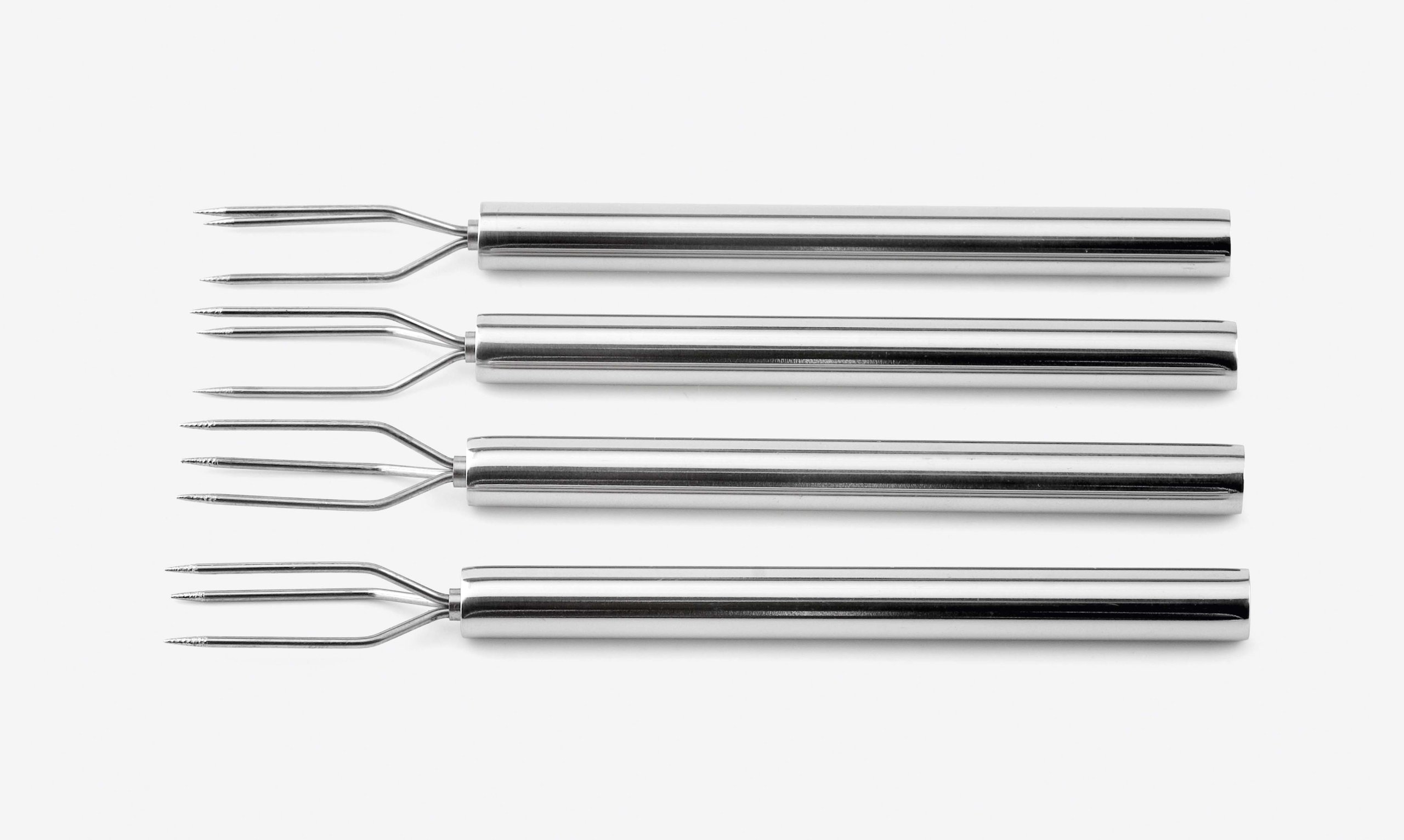 Weis Boiled potatoes Fork Set, stainless Steel, Silver, 13 x 5 x 2 cm, 4-Piece