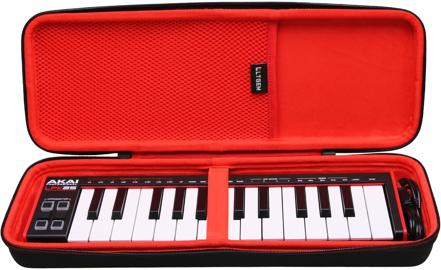 Clavier Musique Musiin Premium Velvet Hardshell Case Compatible With Native Instruments Maschine+plus Case NI MK3 Cover Drum Controller Analog Device Bag With Strap Akai Mpk Mini