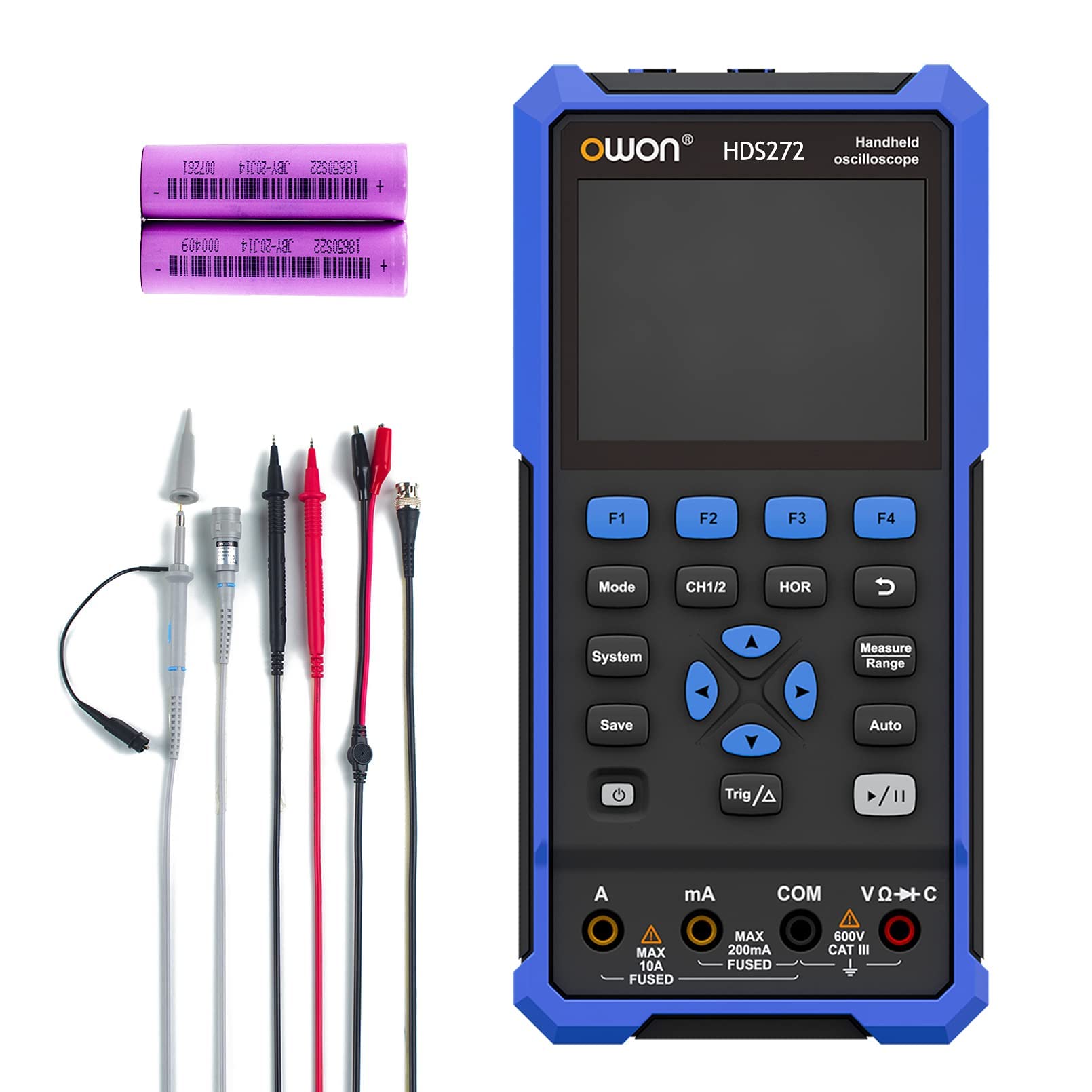 OWON HDS272 Oscilloscope 2 in 1 Universal Test Instrument, Professional LCD Display Screen Mini Hand