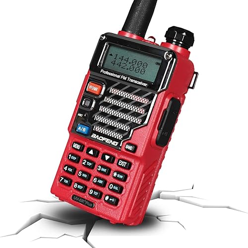 Miniatura 1 de BAOFENG UV-5R+ Plus Radio bidireccional, largo alcance para adultos, recargable con auricular, walkie talkie para exteriores, 144-148 420-450 MHz,