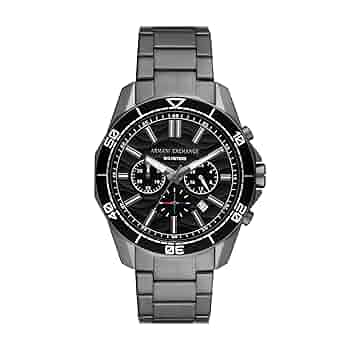 Amazon.com: Armani Exchange A｜X Men's Chronograph Gunmetal