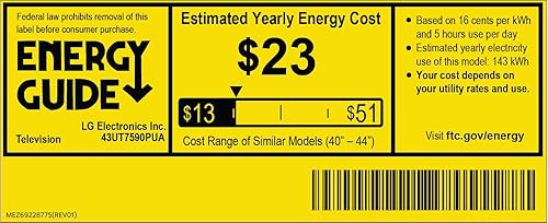 Miniatura 12 de LG Clase de 43 pulgadas Serie UT75 TV Inteligente LED 4K Procesador Pantalla Plana con Tecnología de IA con Alexa Incorporado (43UT7590PUA, 2024)