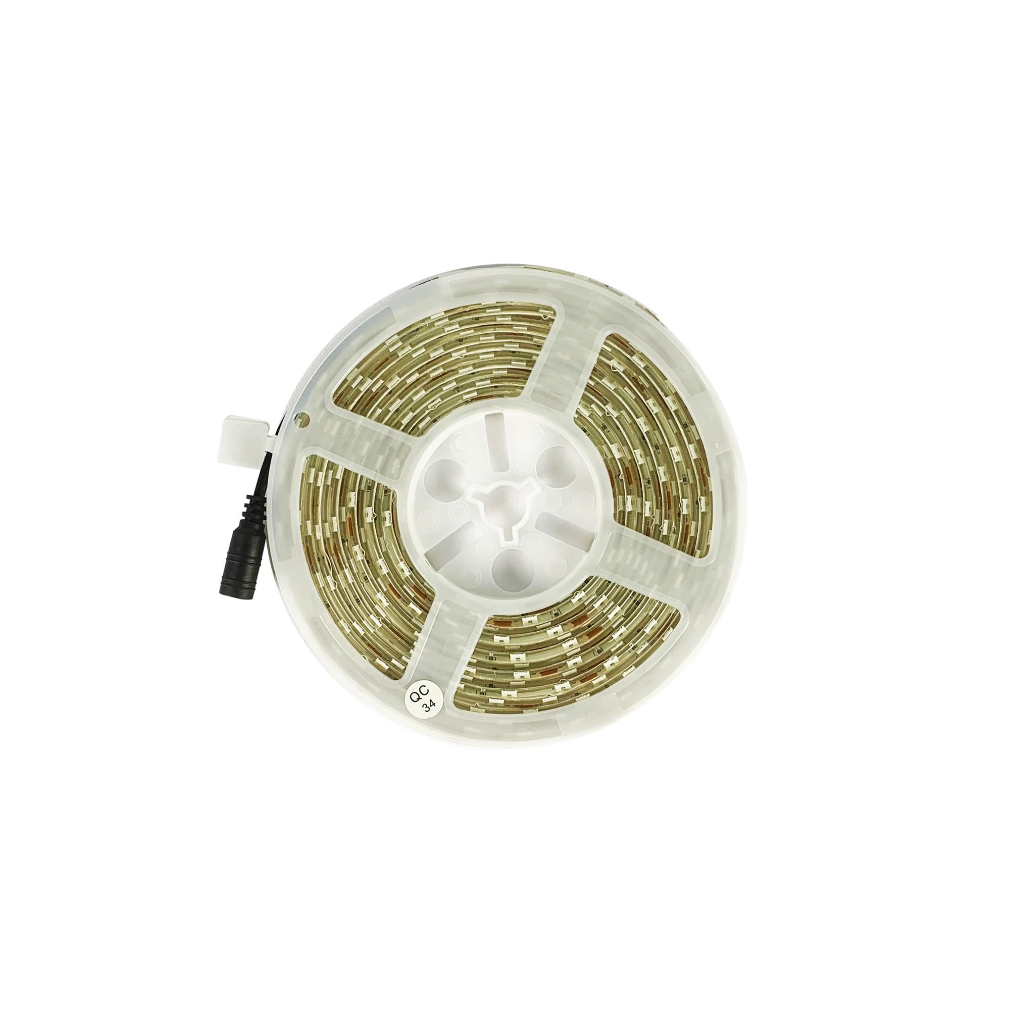 Striscia LED 50 Metri Alta Luminosità Bianco Freddo 220V IP65 Impermeabile Esterno Con 2 Alimentatori E Clip - 3