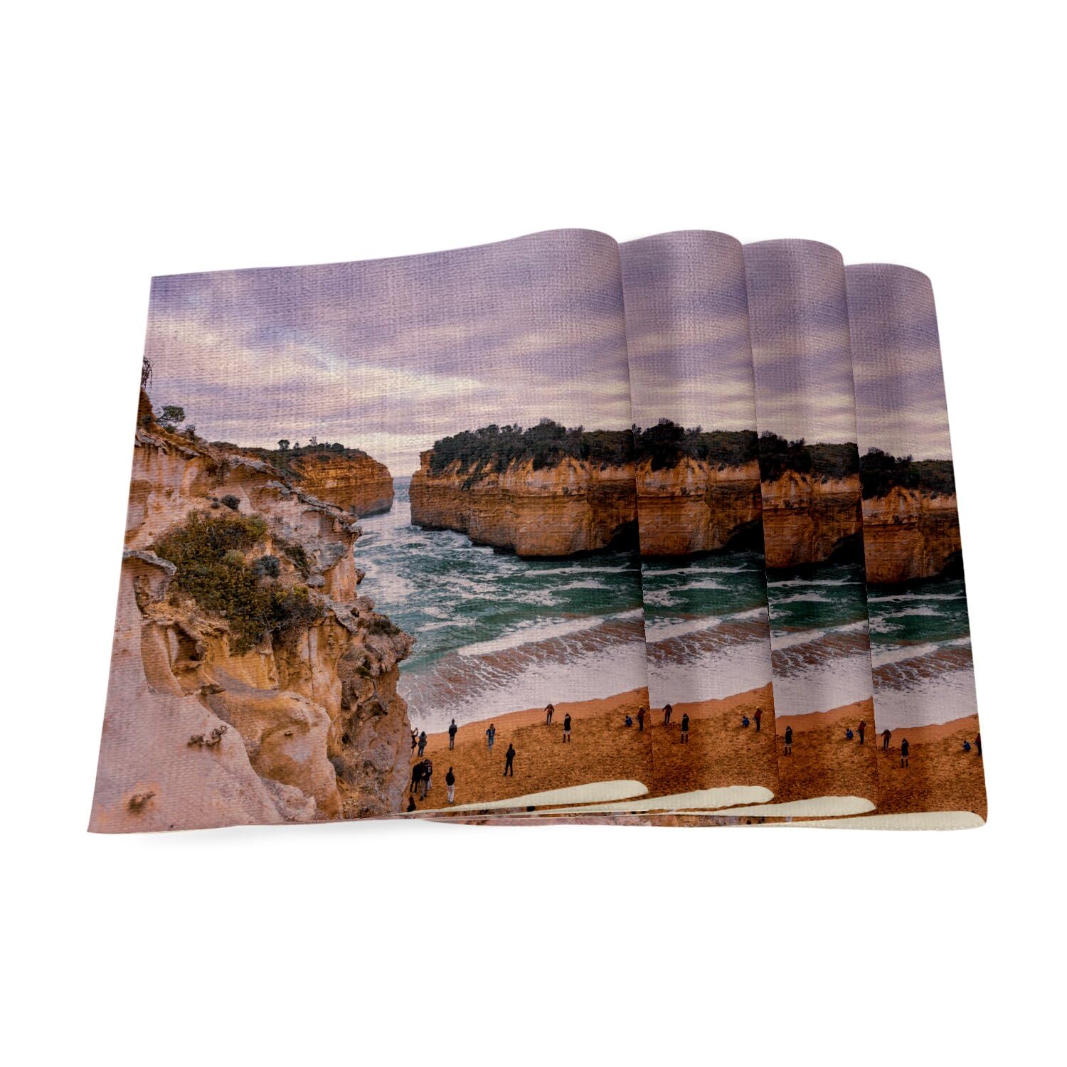 Sets de table en lin évocation océan pour retrouver la sérénité de la mer