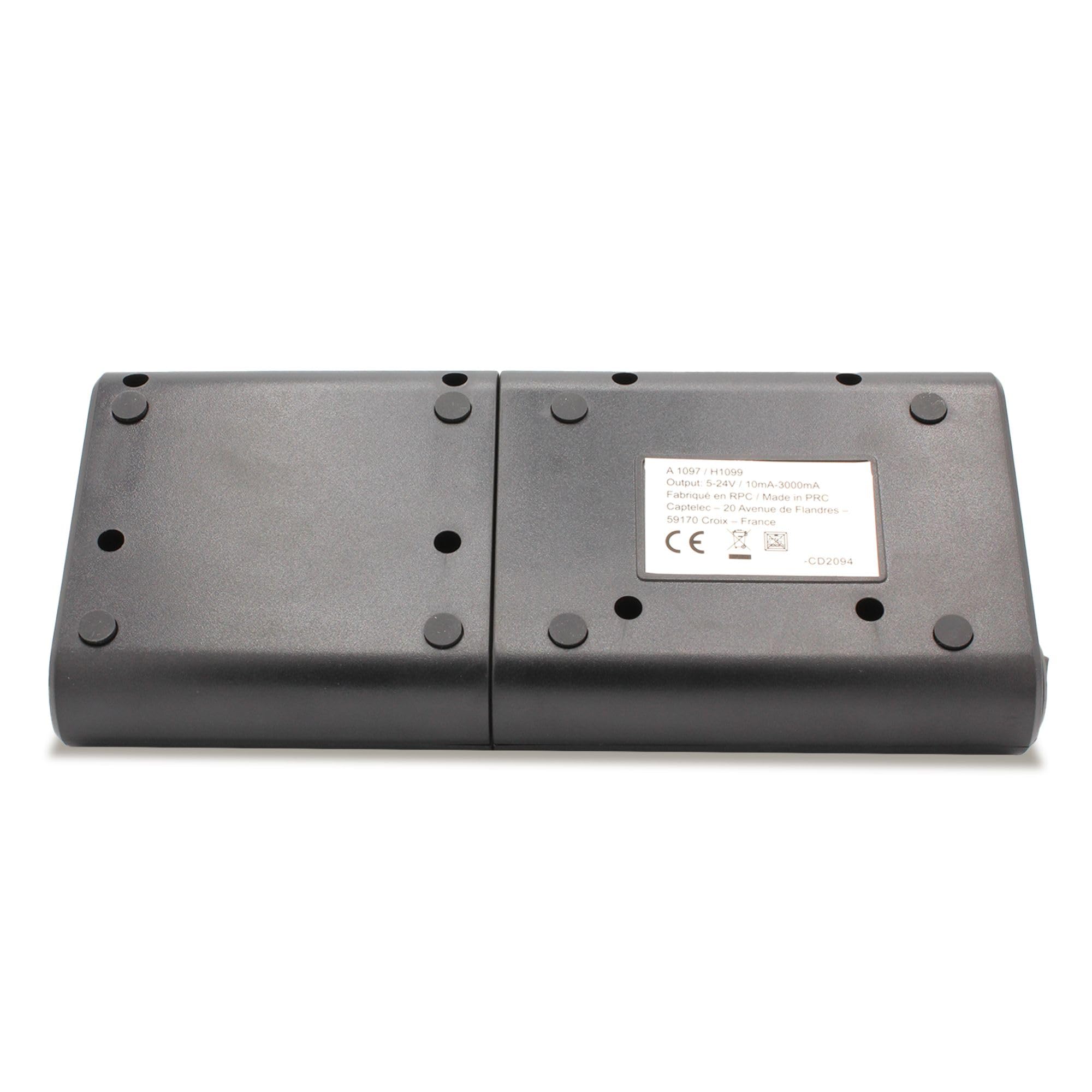 FISHTEC - Aiguiseur électrique Master Blades noir - 4 fentes diamant affûtage et polissage - Pour couteaux acier et céramique - Appui stable antidérapant - Nettoyage facile démontable