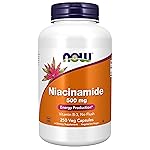 NOW Foods, Niacinamide (Vitamin B-3) 500 mg, Energy Production*, 250 Veg Capsules