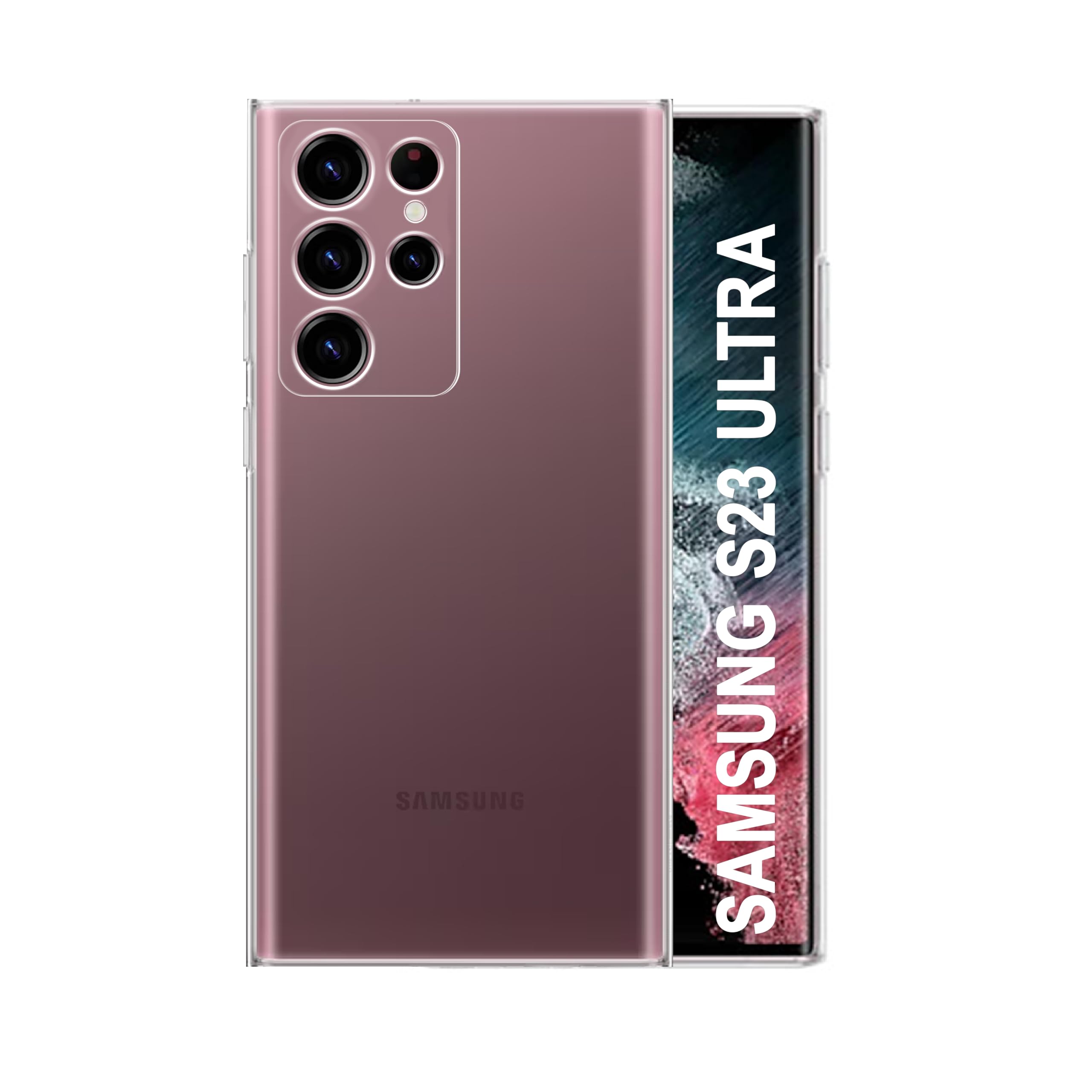 CEDO Samsung Galaxy S23 Ultra (5G) Clear Case | Soft Flexible Slim-Fit | Full Body 360 Protection Shock Proof TPU Back Cover (Transparent) (B0C7L8K951) Amazon Price History, Amazon Price Tracker