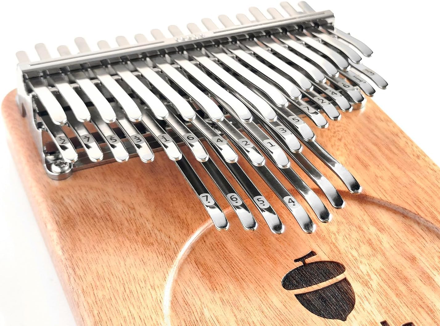 seeds kalimba Daumenklavier Thumb Piano 41 Tasten Chromatisch C-gestimmtes Okoumé-Holz Flaches Brett Ultraleichtes Tragbares Marimbas Mbira Finger Piano