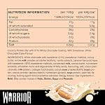 Warrior Crunch - High Protein Bars - 20g Protein Each Bar - Low Carb, Low Sugar Snack - 12 Pack x 64g - White Chocolate Blondie