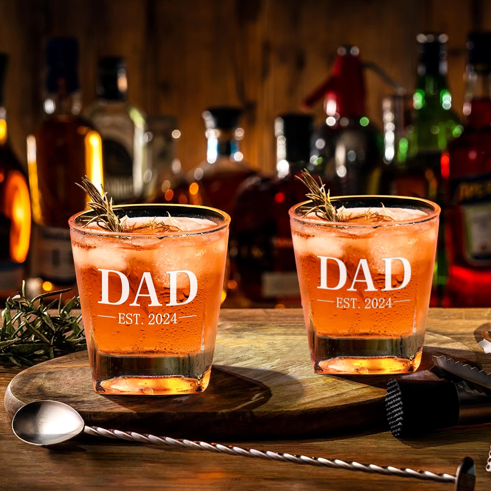 Whiskyglas 'Bester Papa Der Welt' Mit Holzfass-Box – 284 Ml, Geschenk Für Vatertag
