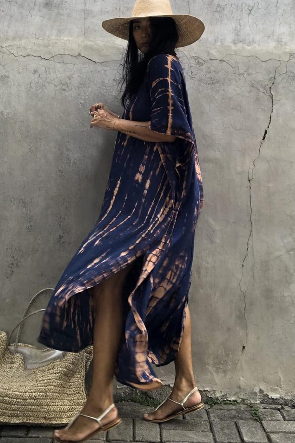 CHERRY CAT Women Beachwear Coverups Kaftan Casual Caftan Swimwear cover ups - Image 4