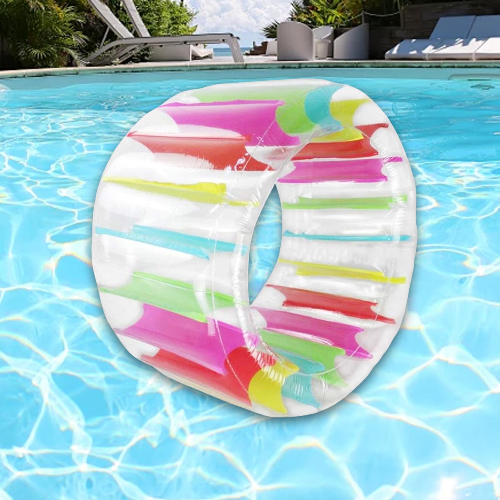 Aufblasbares Rollrad, Buntes Wasserrollspielzeug, 160cm