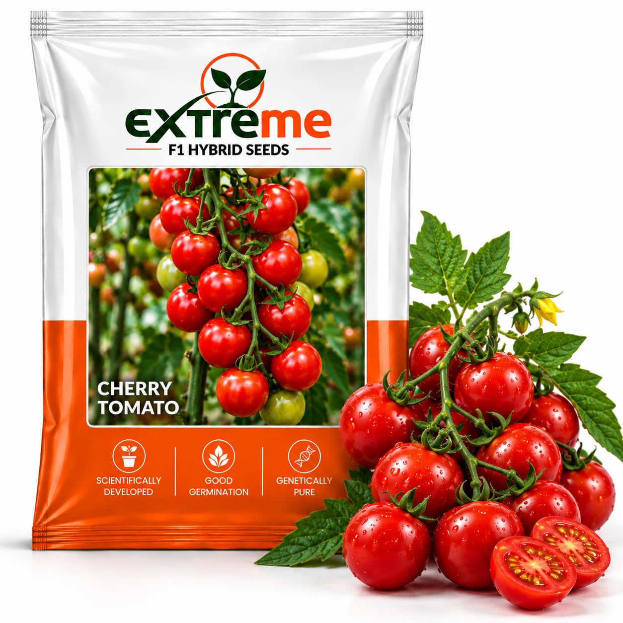 EXTREME F1 Hybrid Cherry Tomato (TAMATAR) 400MG Seeds for Home