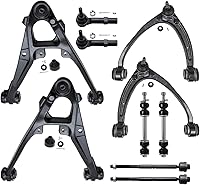 Vista 122 de Detroit Axle - Kit de suspensión delantera RWD de 10 piezas para Chevy GMC Silverado Sierra 1500 1999-2006, 2 brazos de control superior, 2 rótulas