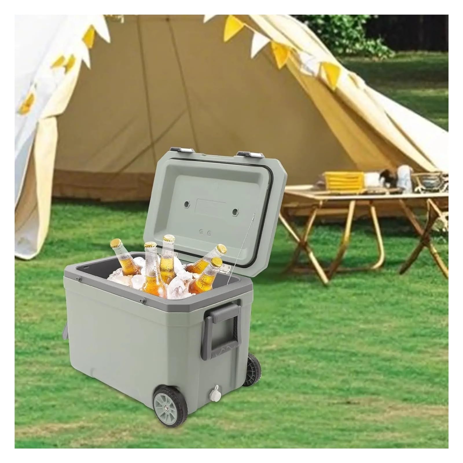 Borsa Frigo Portatile per Picnic Ghiacciaia portatile con ruote